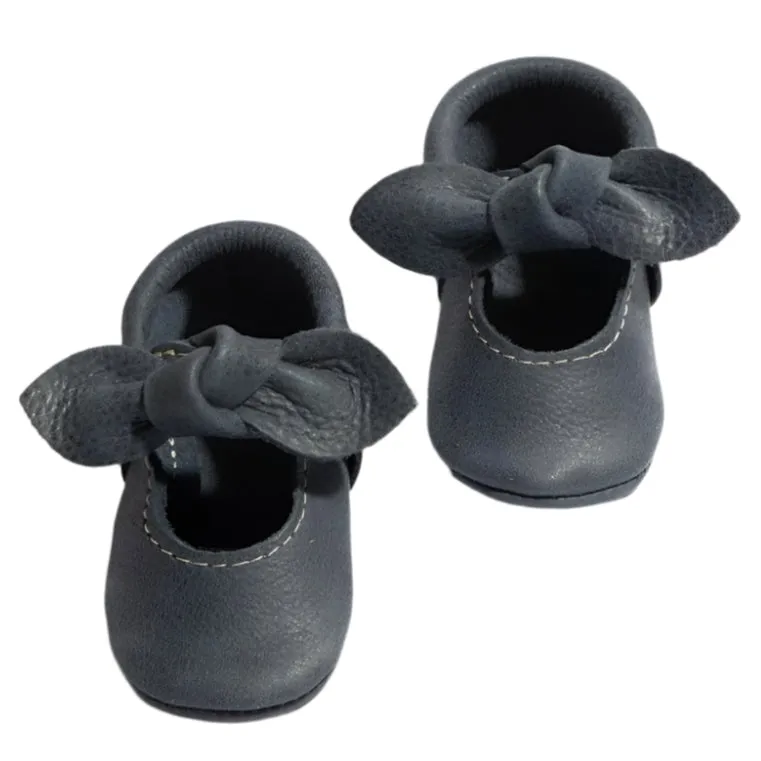 Alta Knotted Bow Baby Shoe