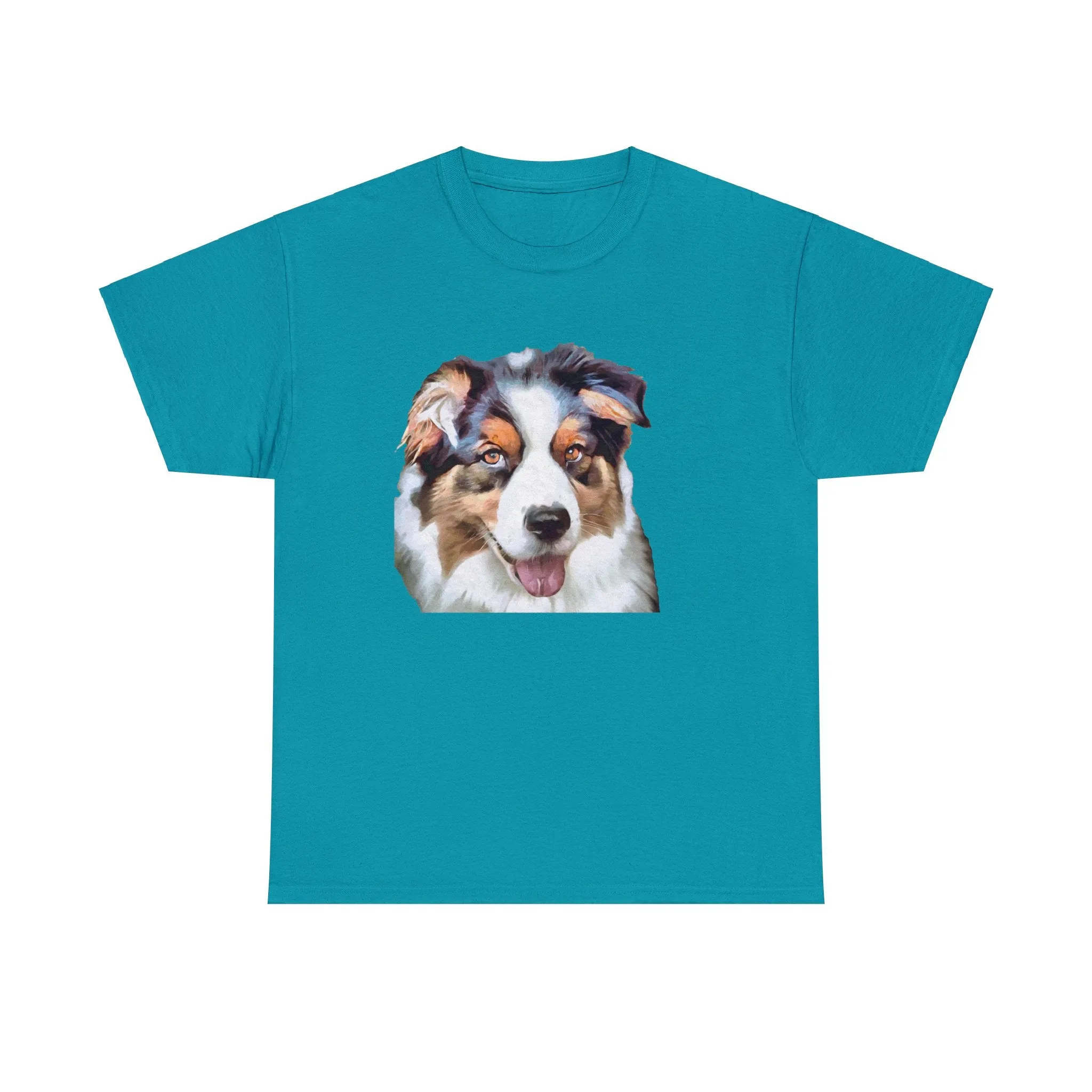 Australian Shepherd - Blue Merle  -  Classic Unisex  Heavy Cotton Tee