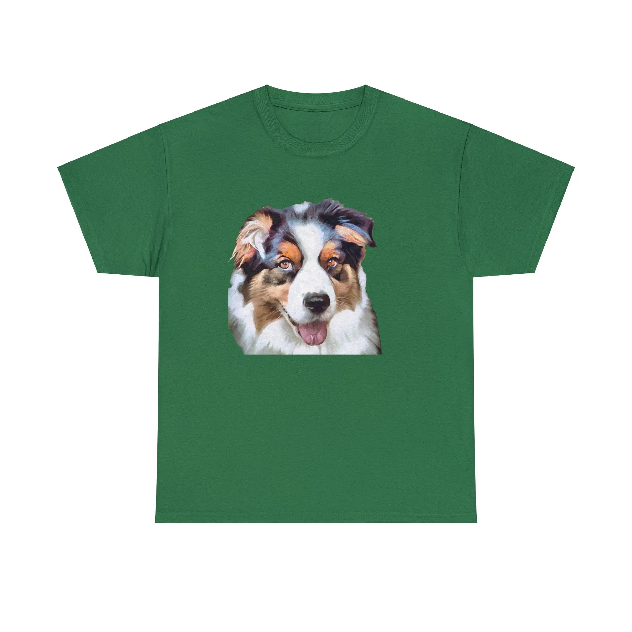 Australian Shepherd - Blue Merle  -  Classic Unisex  Heavy Cotton Tee