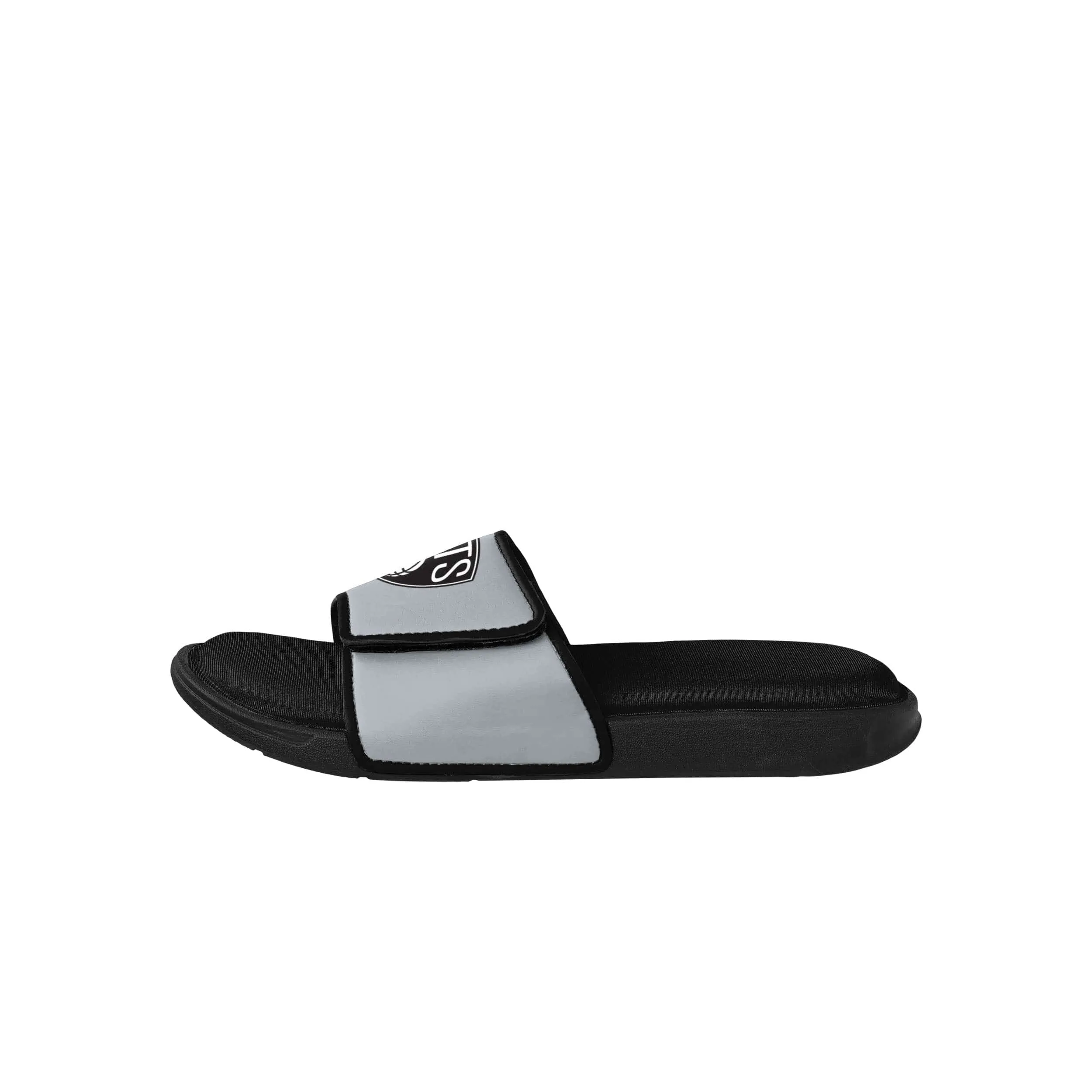 Brooklyn Nets NBA Mens Foam Sport Slide Sandals