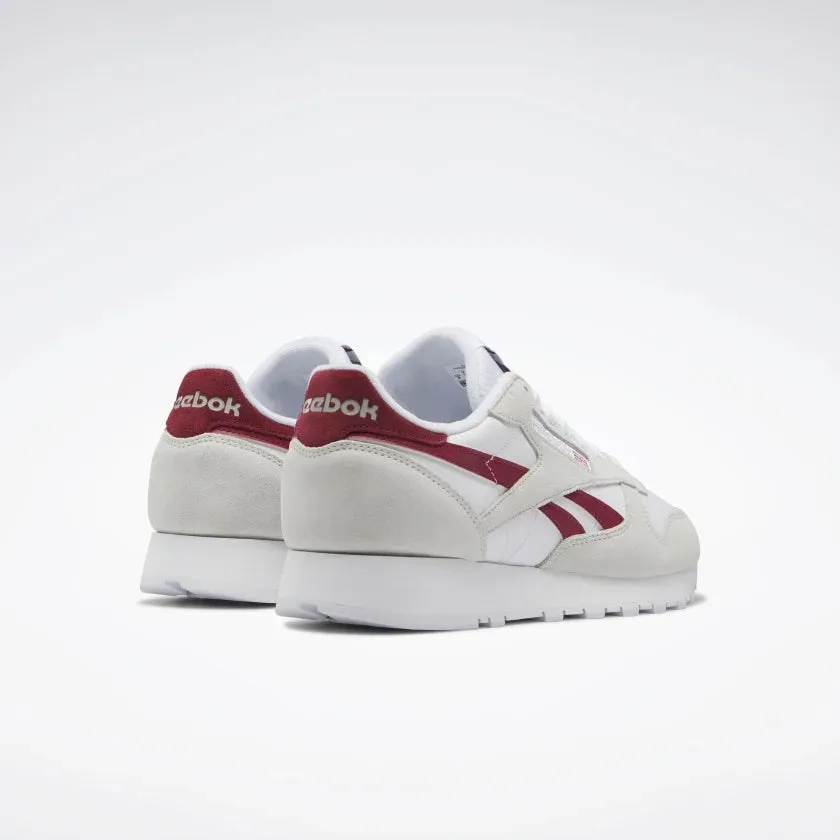 Classic Leather (Pure Grey 1   Classic Burgundy   Cloud White)