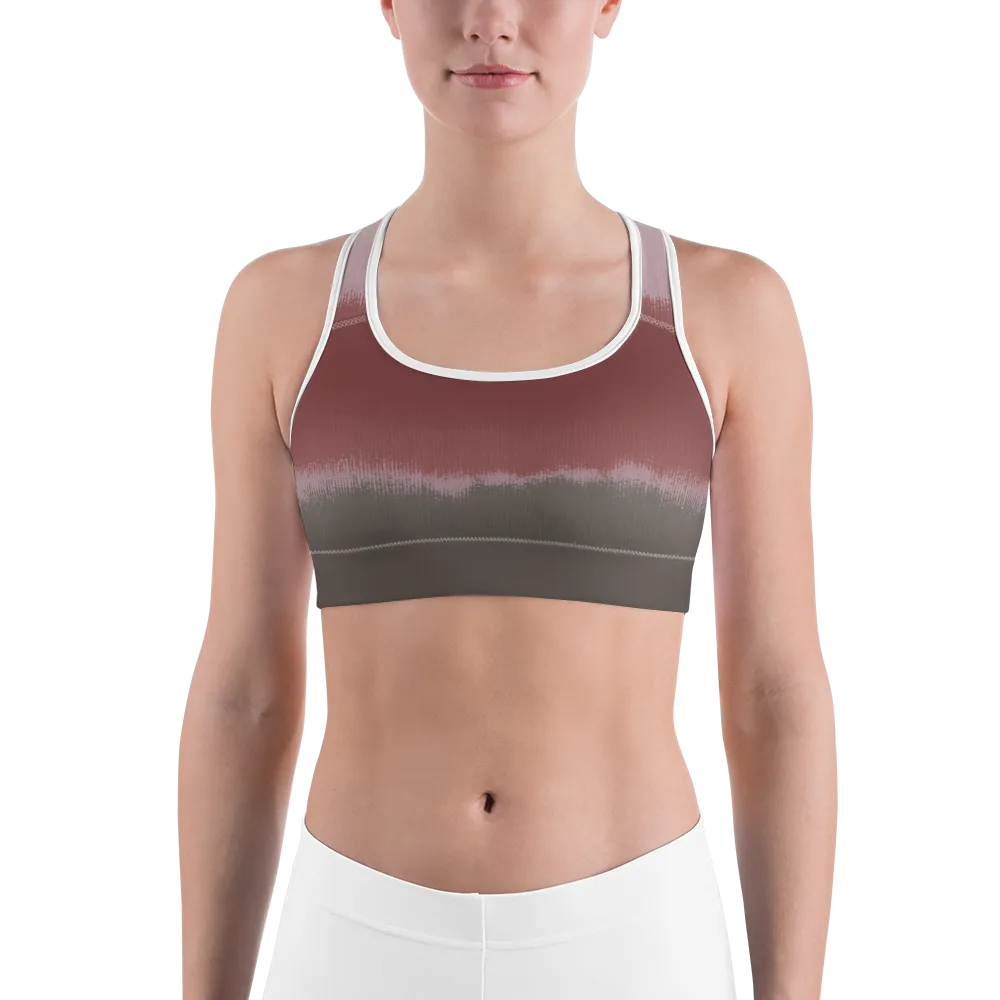 CRXWN | Drip or Dye Max 90 dqm bacon Acid Wash Ice Dye Sports Bra
