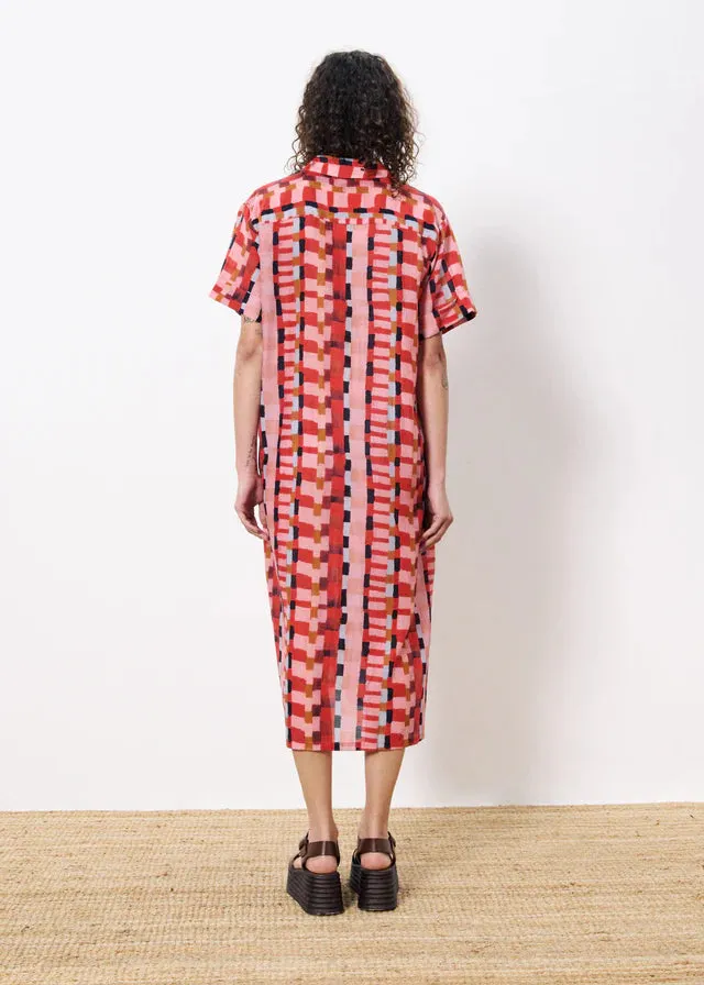 EDINA SPATULE MIDI DRESS