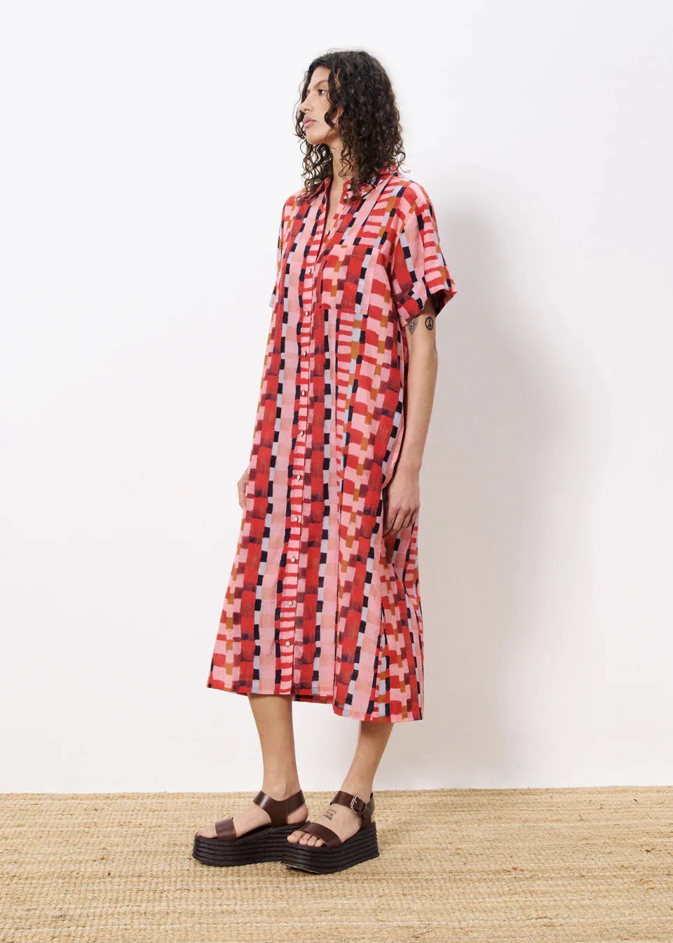 EDINA SPATULE MIDI DRESS