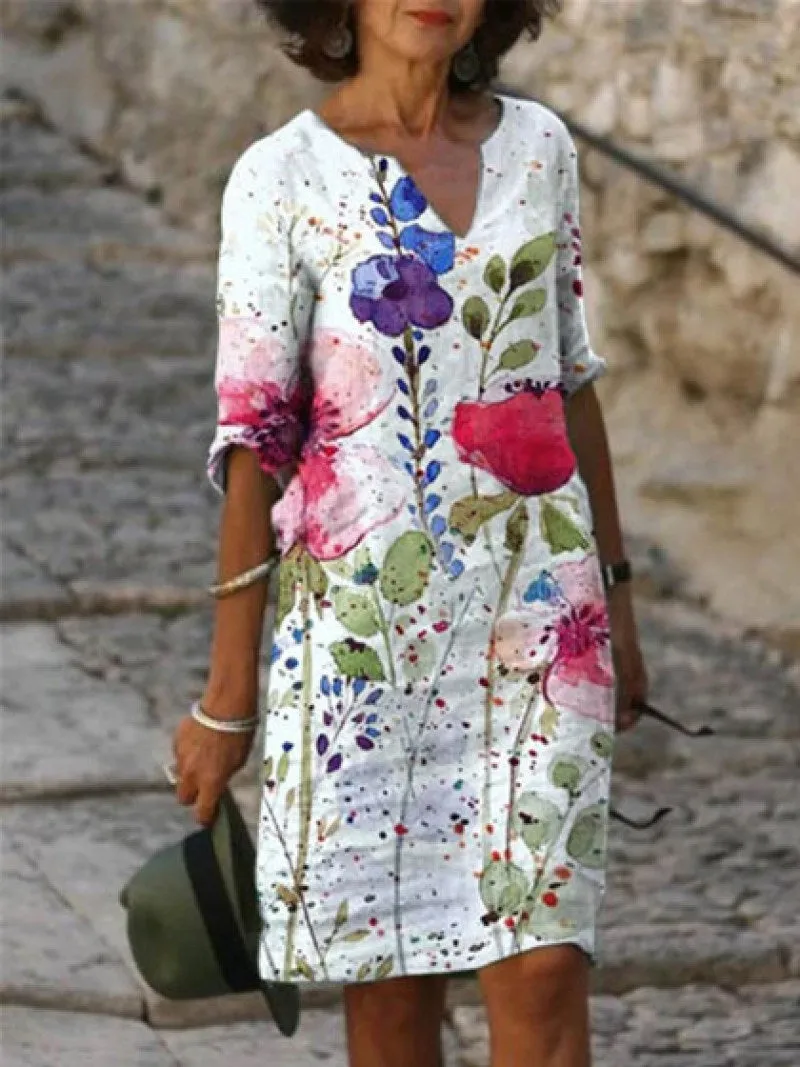 Fiona | Charming ldress with floral pattern for women