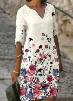 Fiona | Charming ldress with floral pattern for women