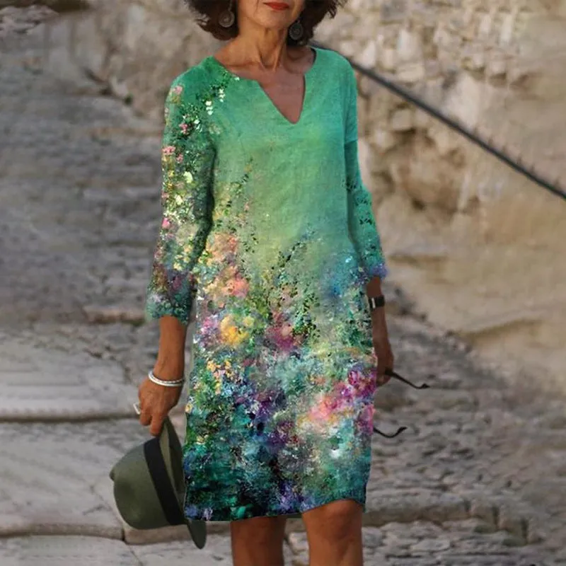 Fiona | Charming ldress with floral pattern for women