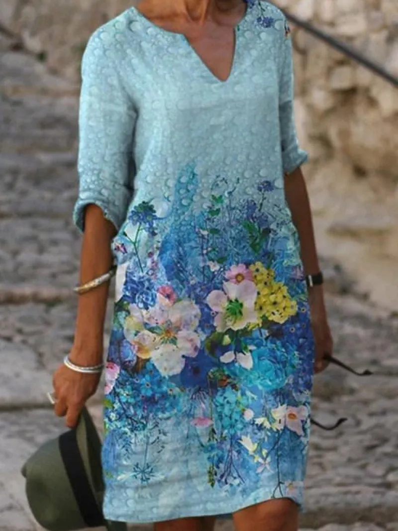 Fiona | Charming ldress with floral pattern for women