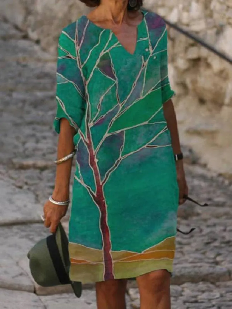 Fiona | Charming ldress with floral pattern for women