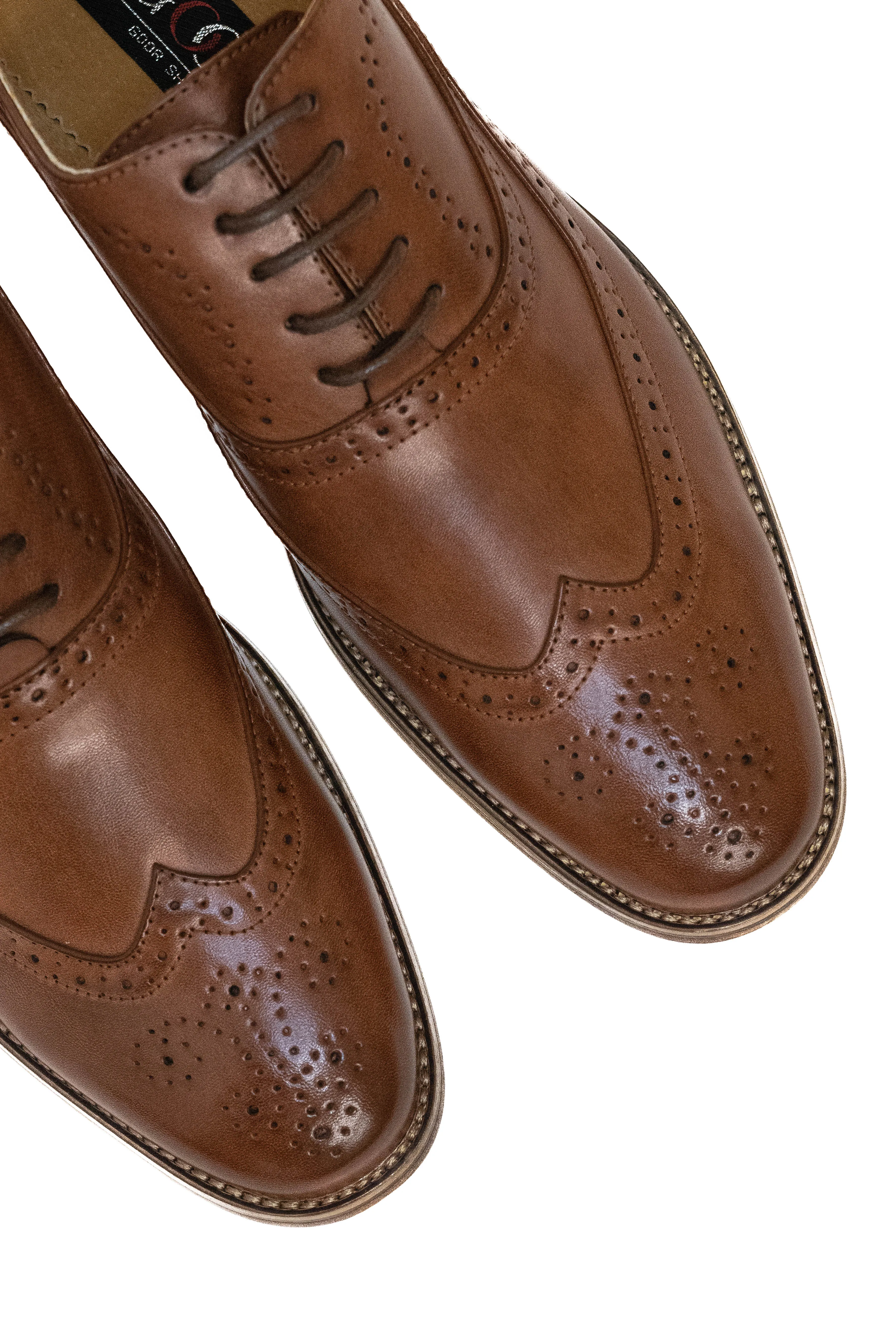 Goor Mid Brown Brogues