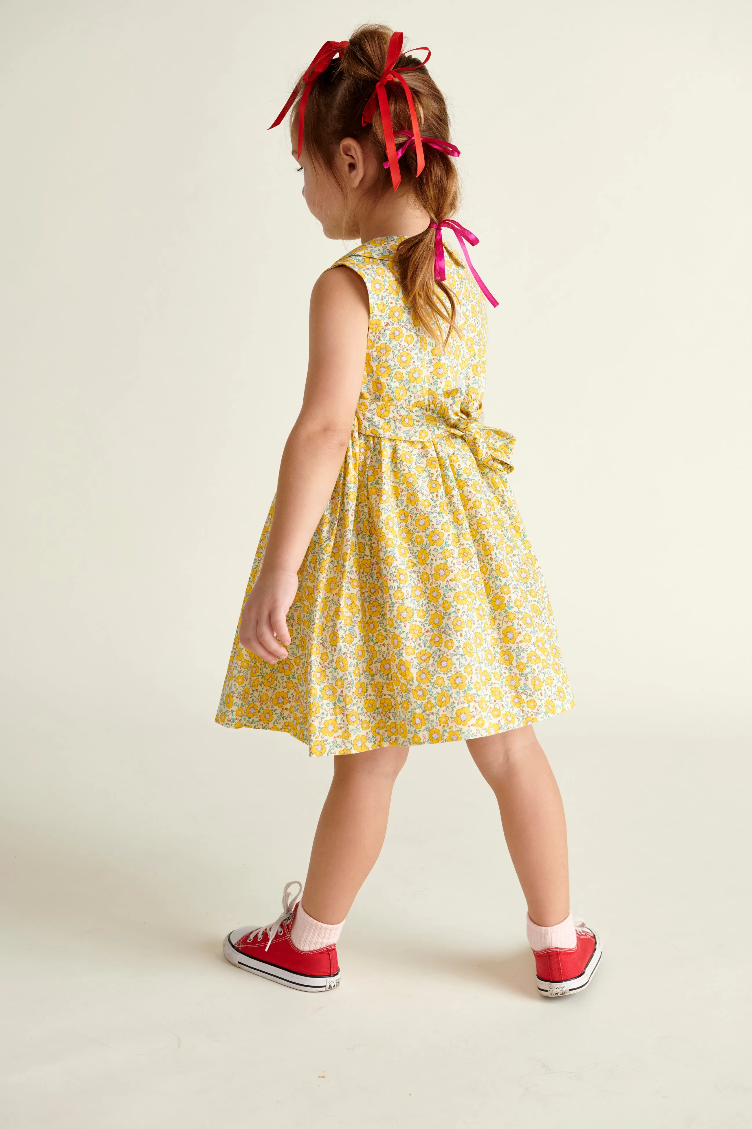 Hand-Smocked Girls Dress - Minnie