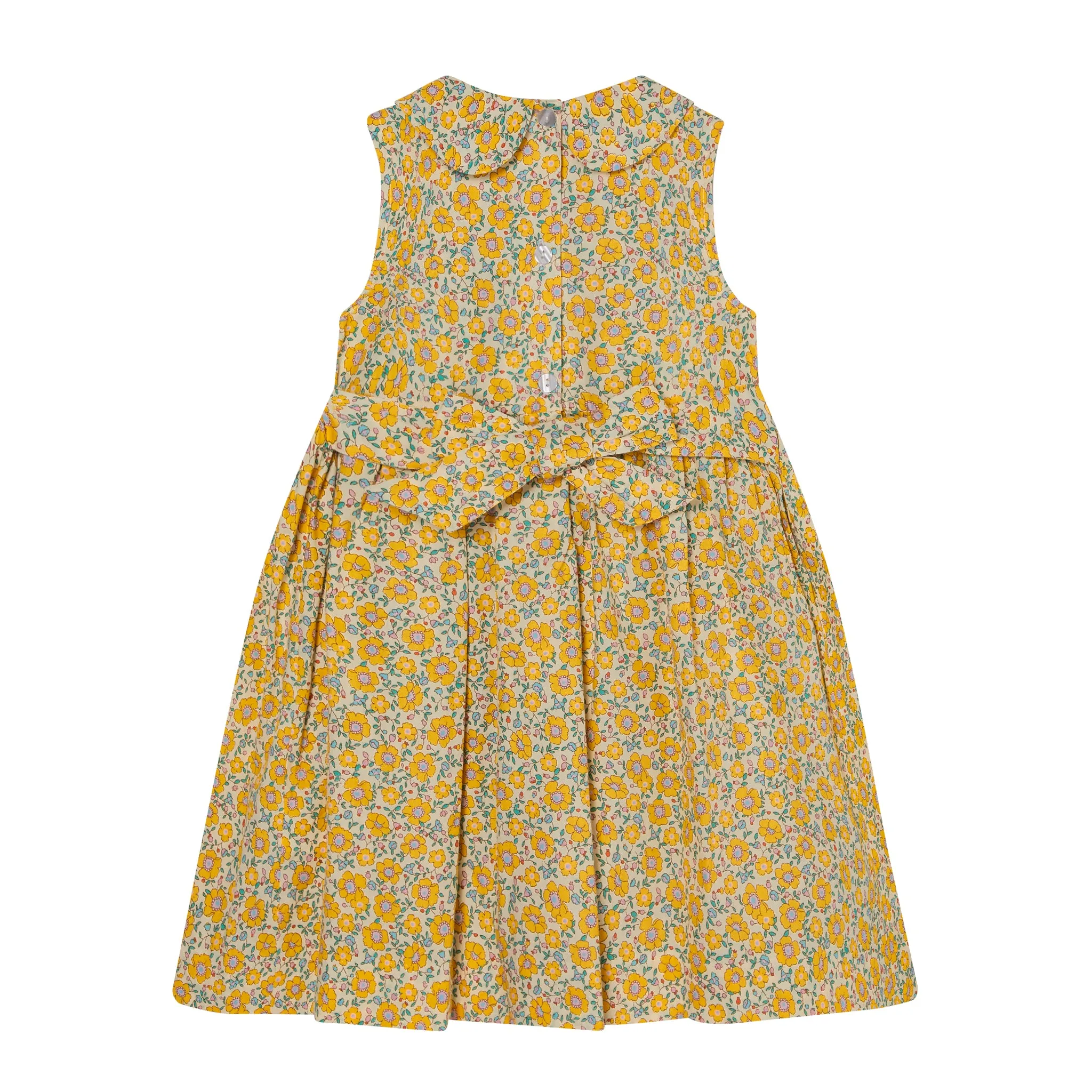 Hand-Smocked Girls Dress - Minnie