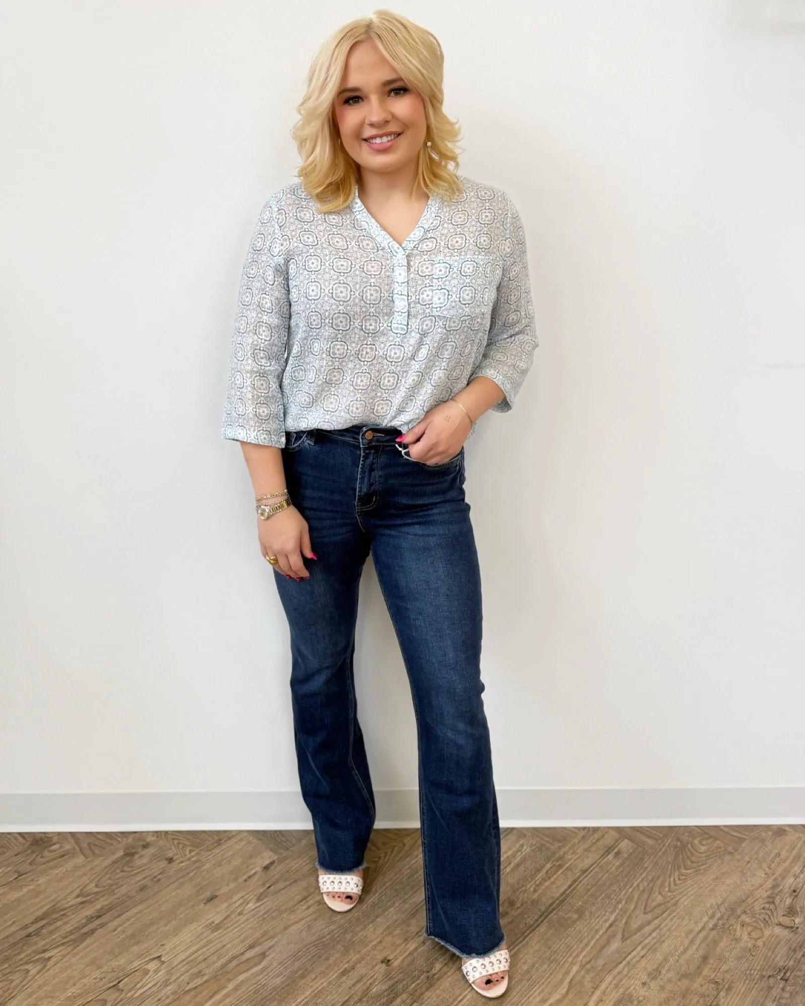Harlan Quarter Sleeve Blouse