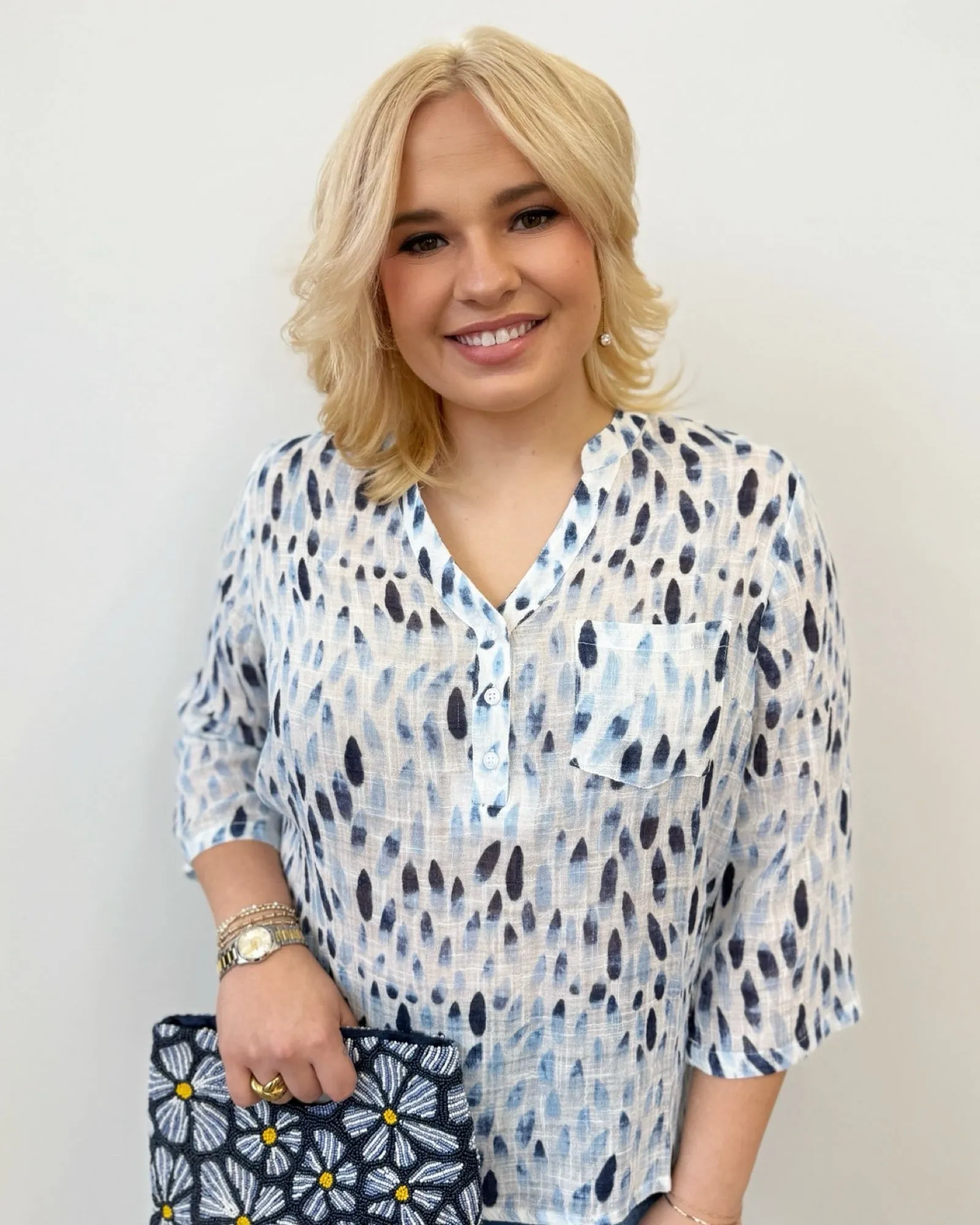 Harlan Quarter Sleeve Blouse