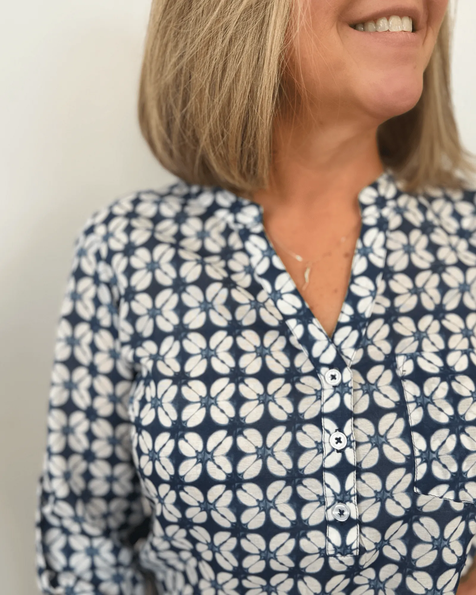 Harlan Quarter Sleeve Blouse