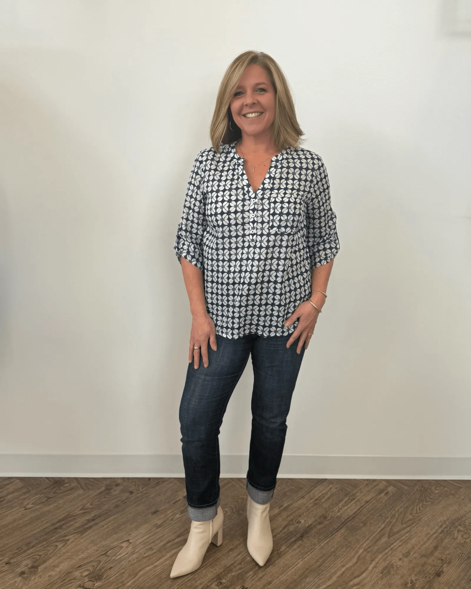 Harlan Quarter Sleeve Blouse