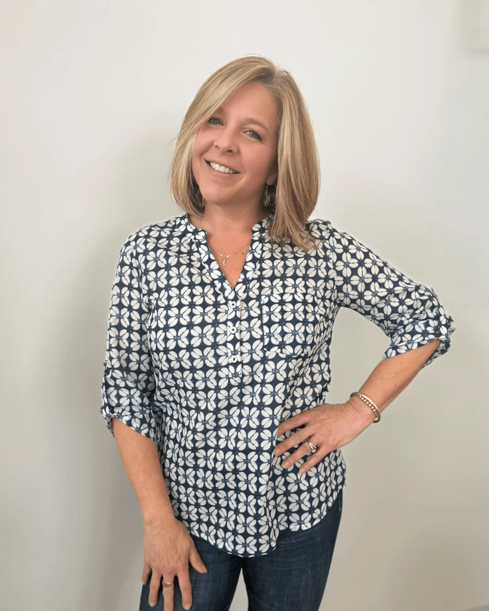 Harlan Quarter Sleeve Blouse