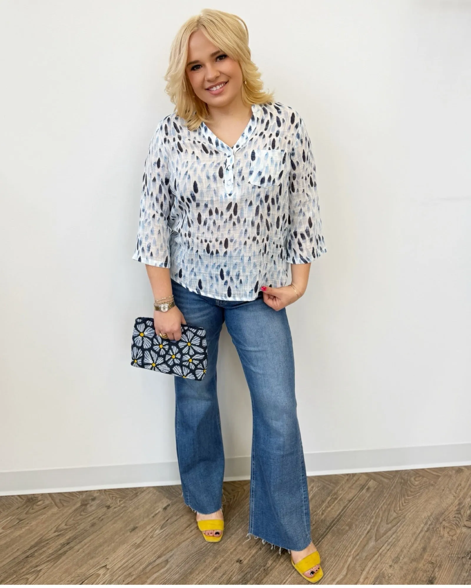 Harlan Quarter Sleeve Blouse