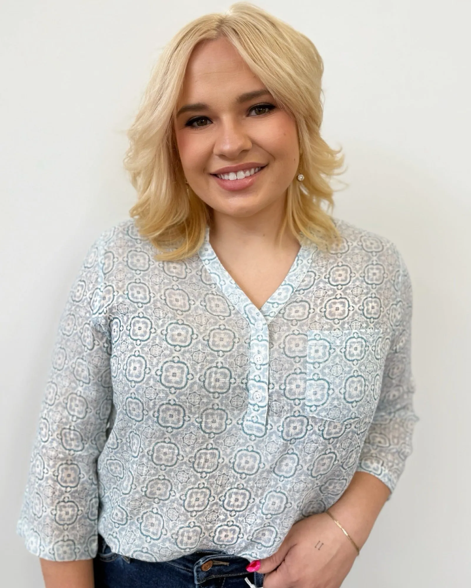 Harlan Quarter Sleeve Blouse