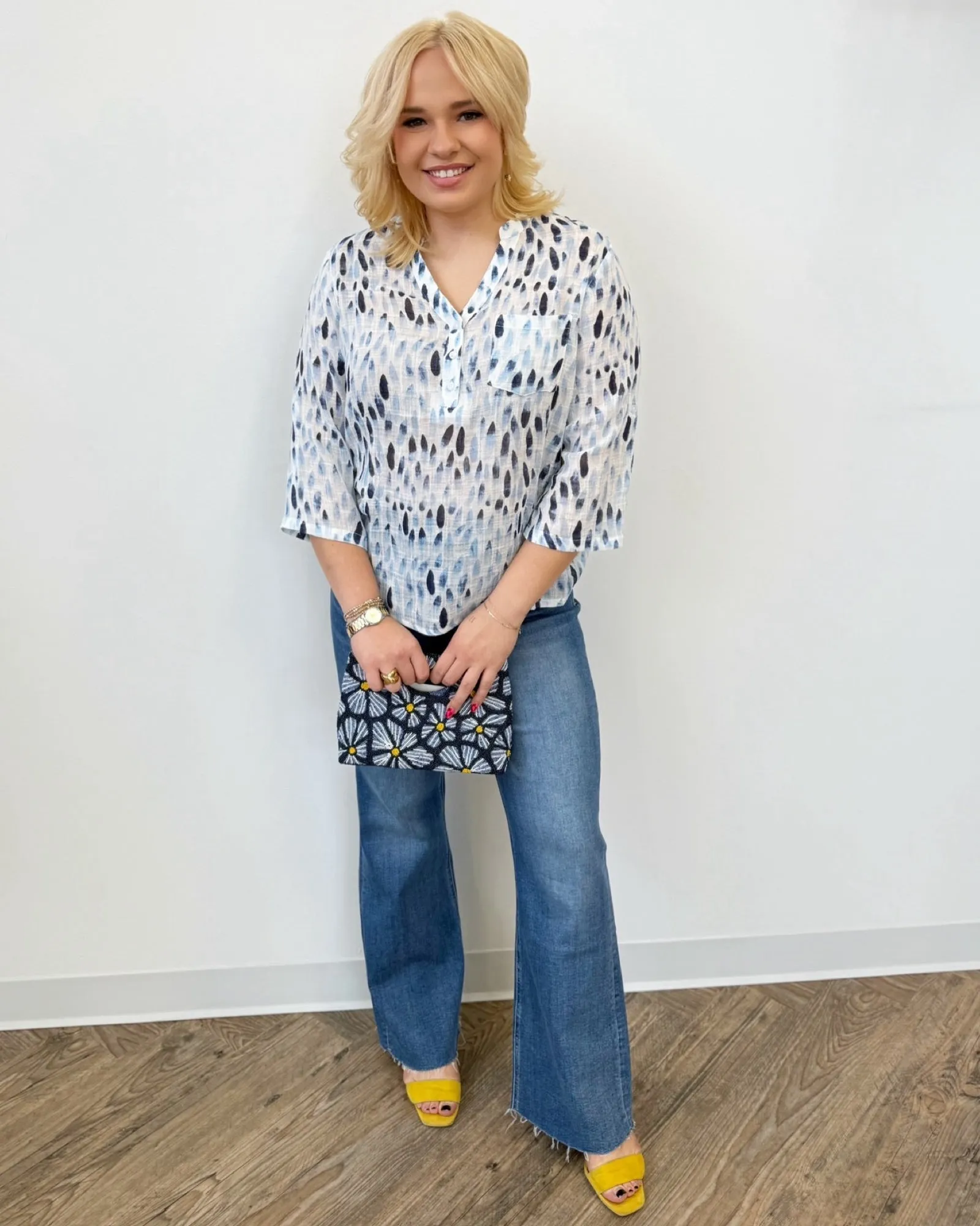 Harlan Quarter Sleeve Blouse