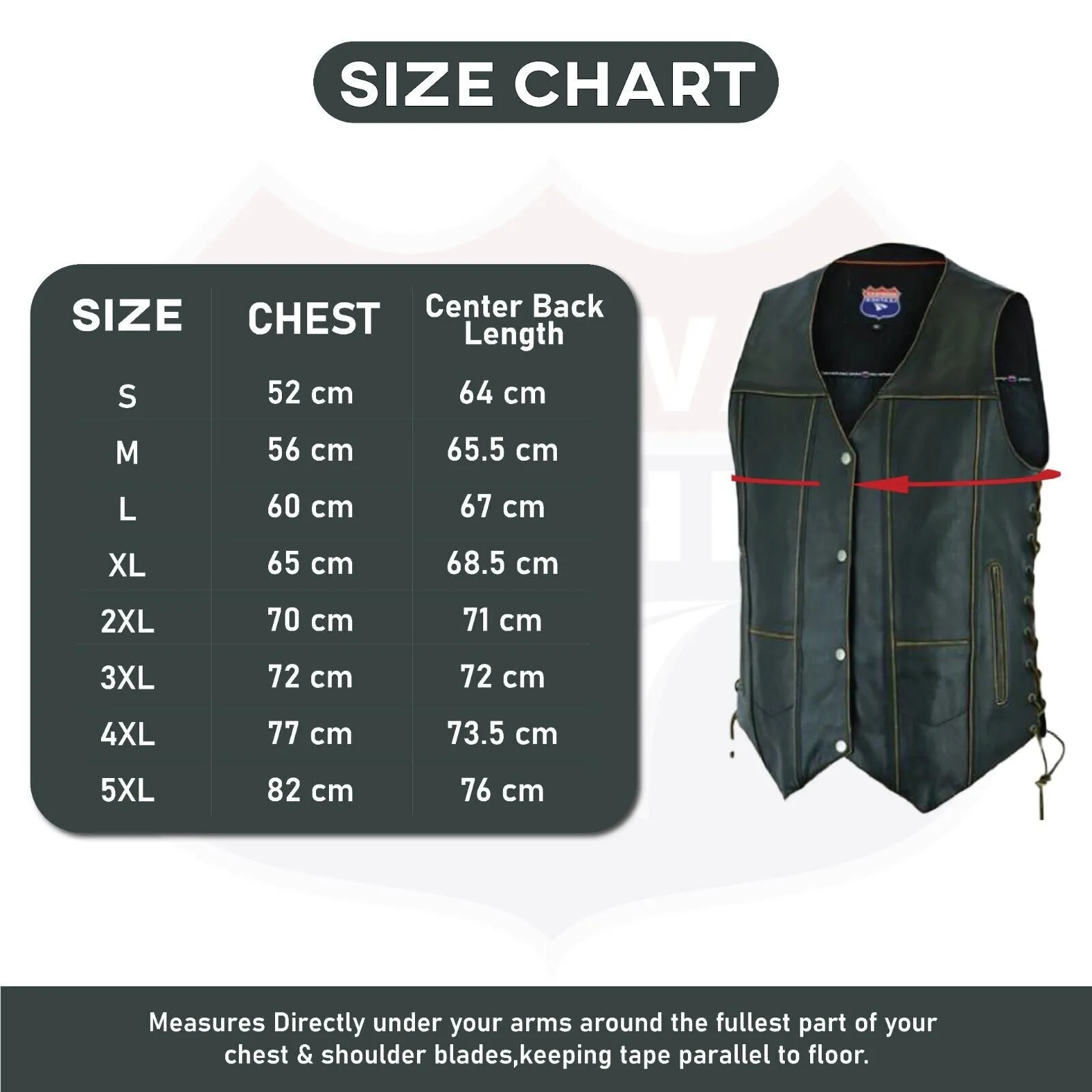 HL3540RUB-BRN Antique Brown Men's Leather Vest 7 Pockets Biker Real Cowhide