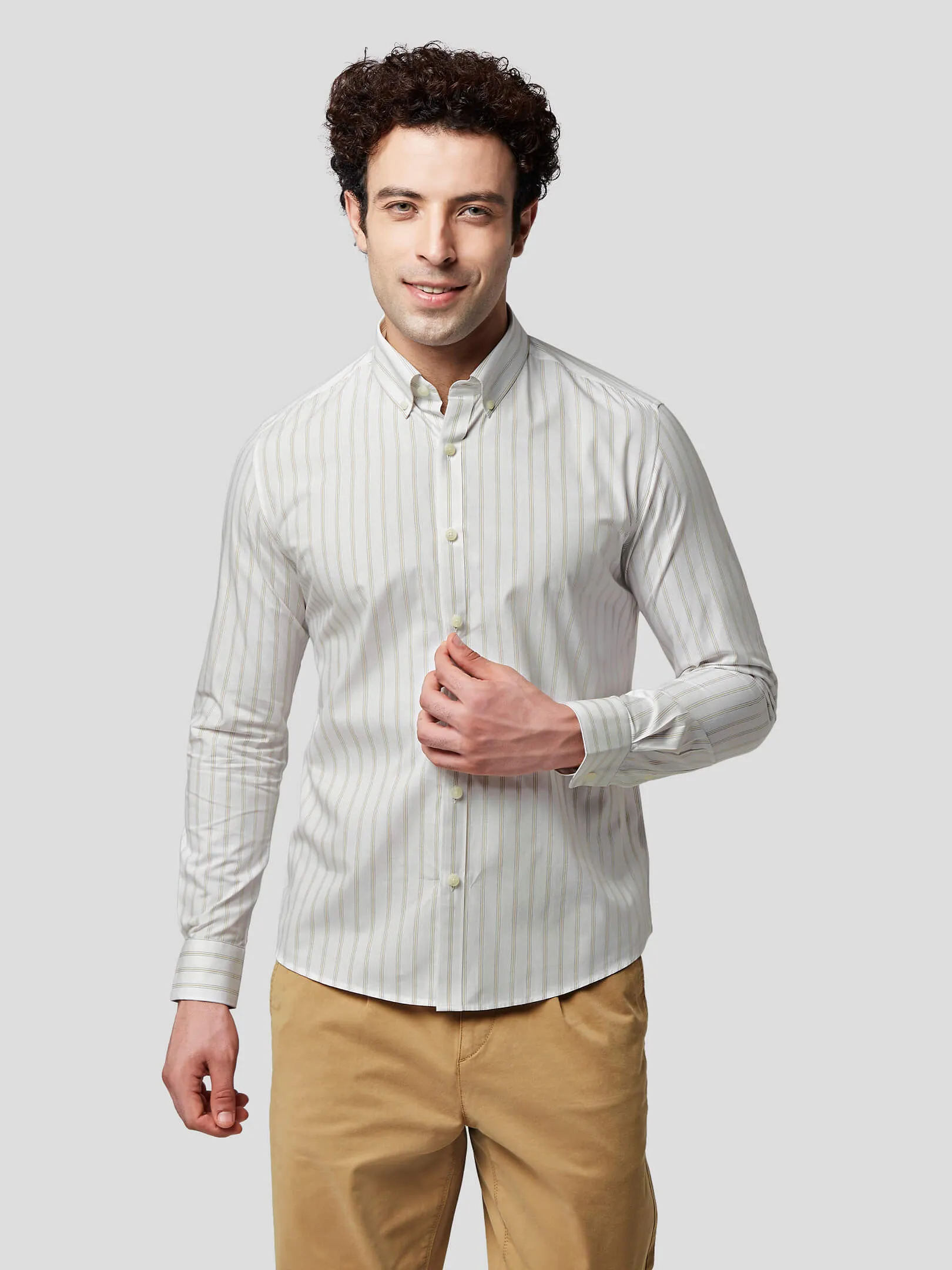 Insignia Stripped Cotton Shirt