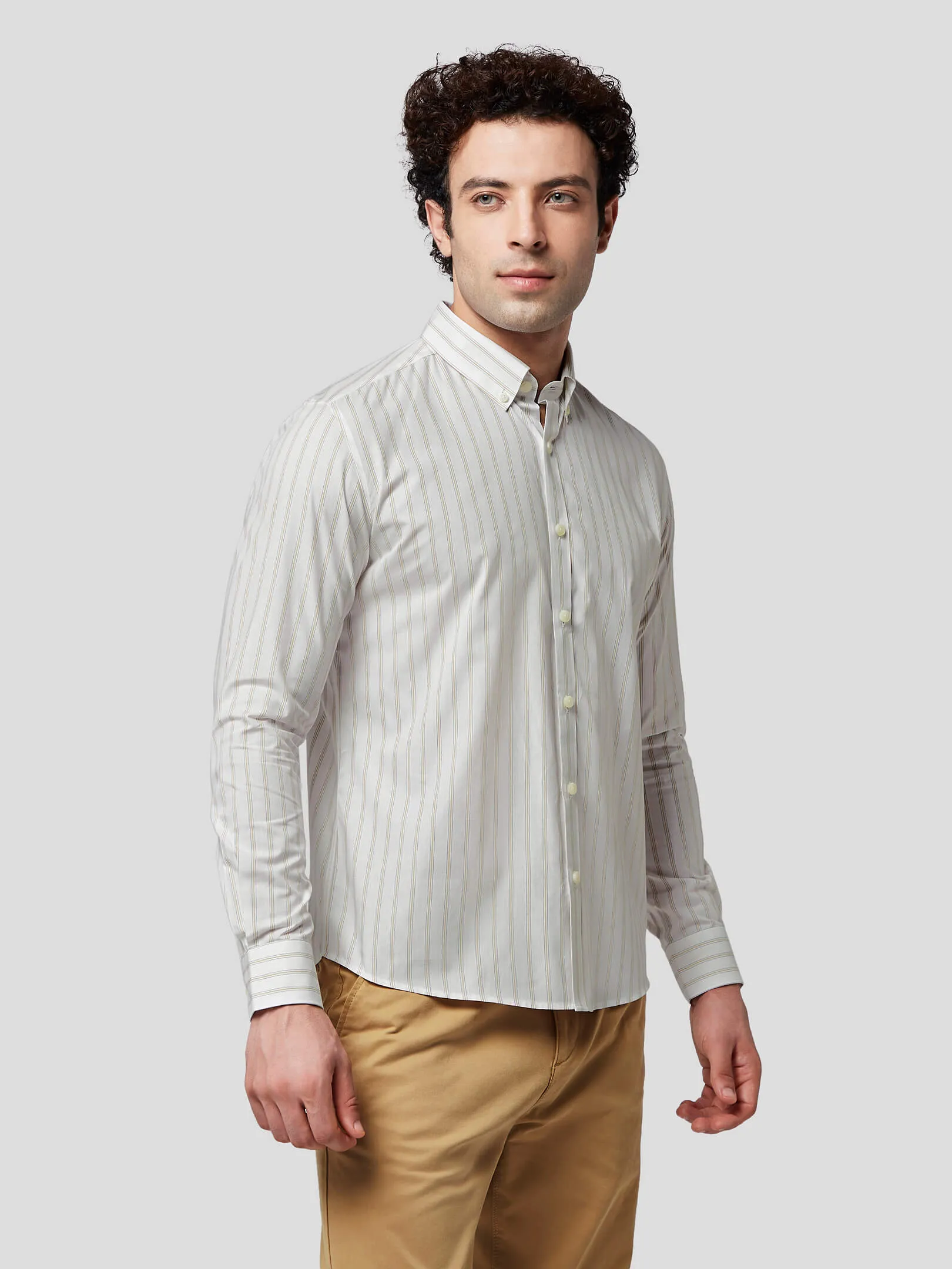 Insignia Stripped Cotton Shirt