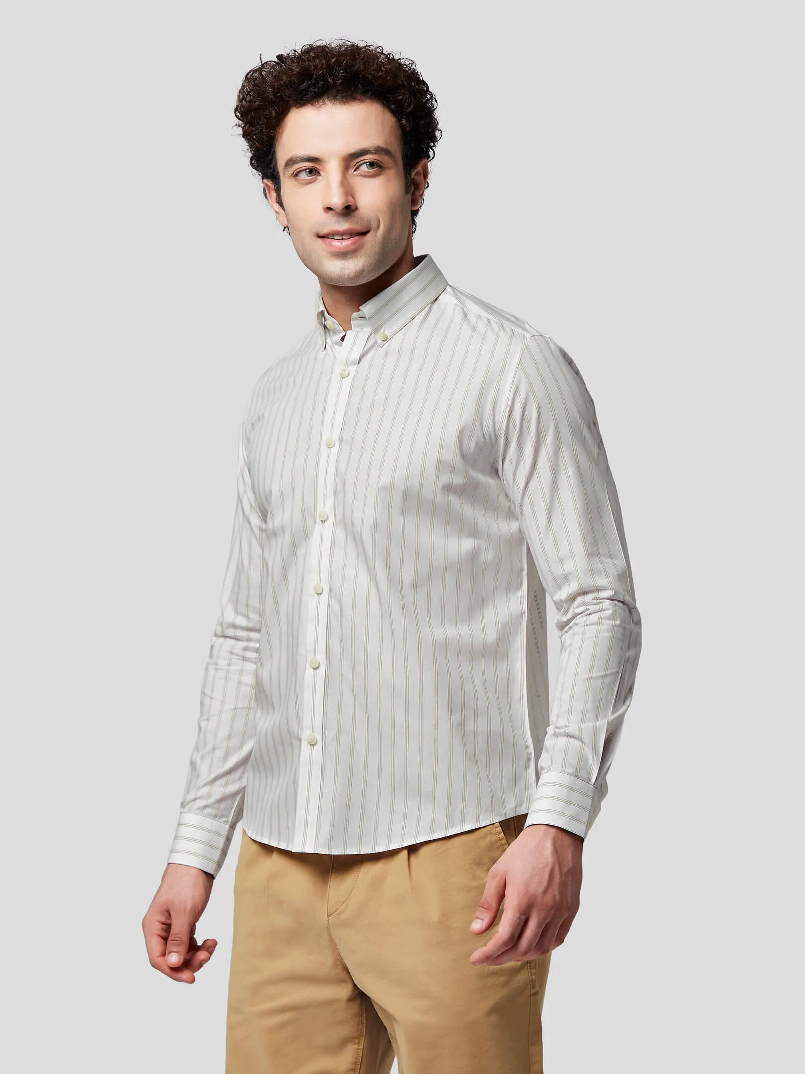 Insignia Stripped Cotton Shirt