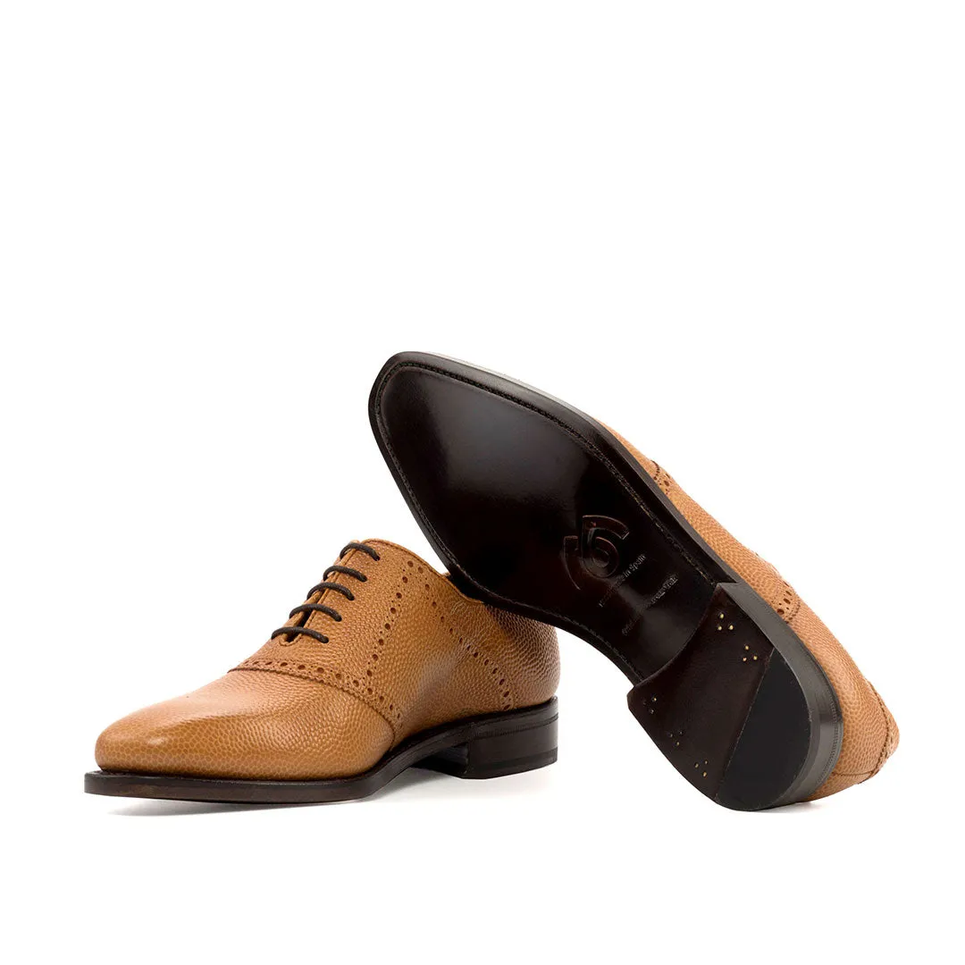 LaMilago Shoe Saddle PebbleGrain Cognac