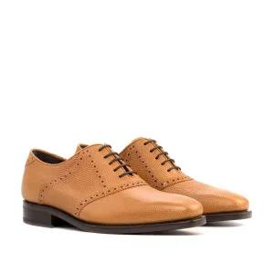 LaMilago Shoe Saddle PebbleGrain Cognac