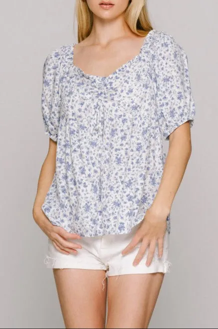 Meadow Breeze Floral Blouse