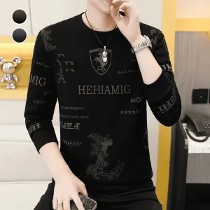 Men's Crew Neck Business Casual Loose Top
