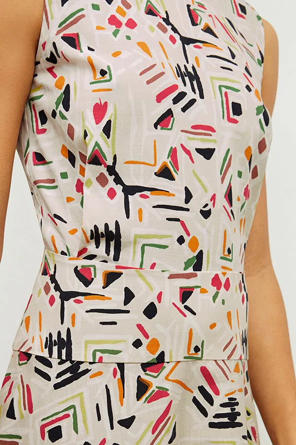 Oona Dress - Airy Cotton :: Rhythm Print