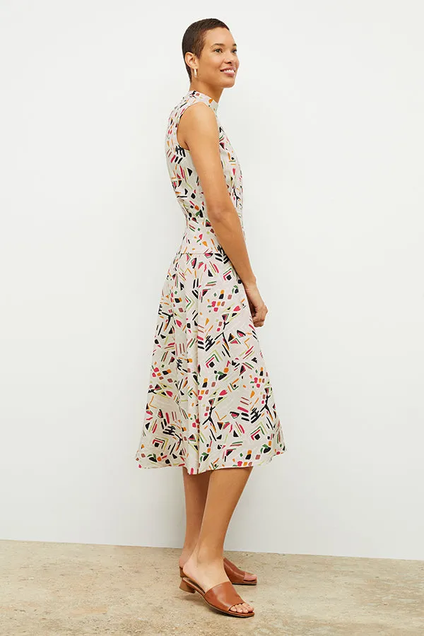 Oona Dress - Airy Cotton :: Rhythm Print