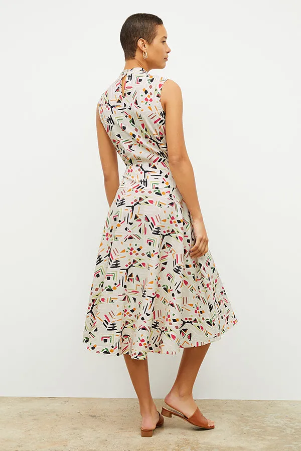 Oona Dress - Airy Cotton :: Rhythm Print