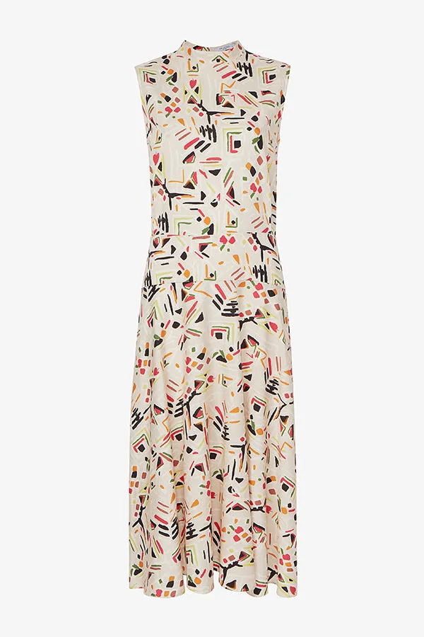 Oona Dress - Airy Cotton :: Rhythm Print