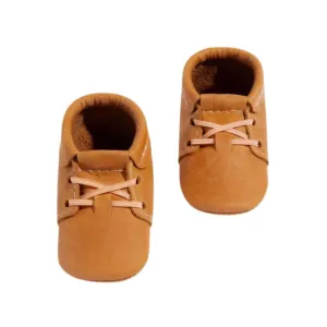 Oxford Baby Shoes Soft Sole - Cedar