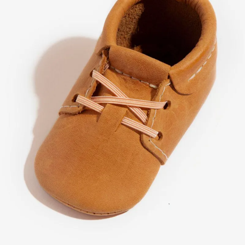 Oxford Baby Shoes Soft Sole - Cedar
