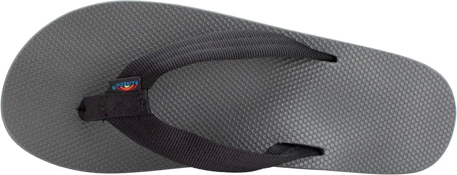 Rainbow Sandals Men's Single Layer Soft Top 1" EVA Rubber Filled Nylon Strap