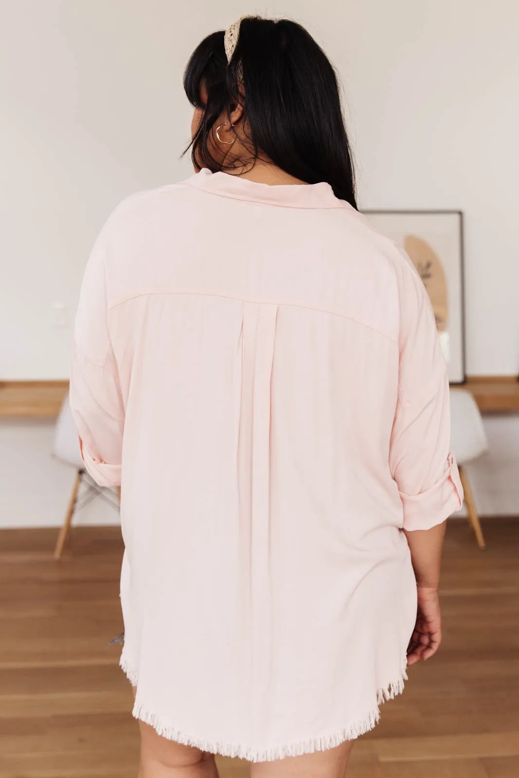 Riverside Button Up in Pink