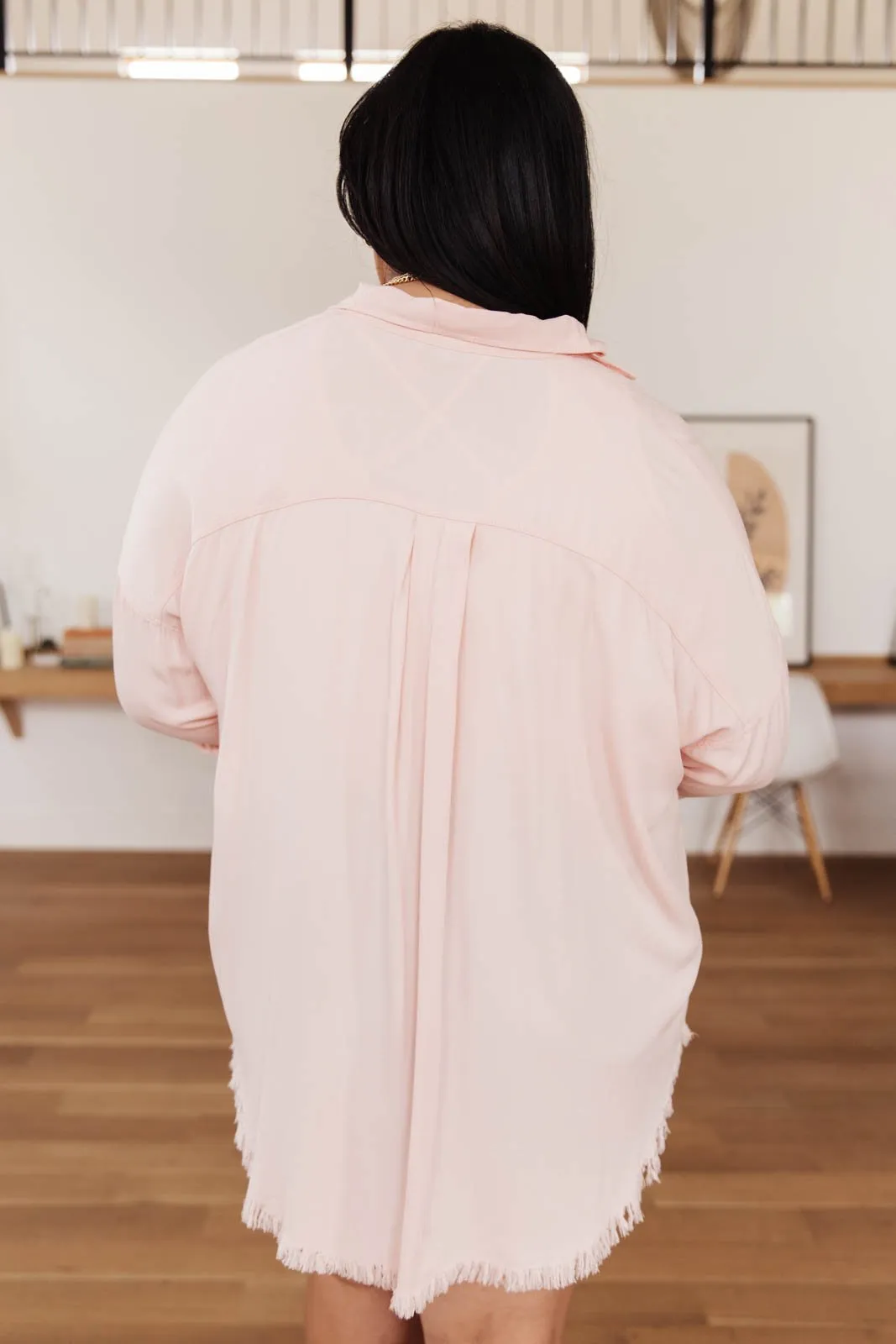 Riverside Button Up in Pink