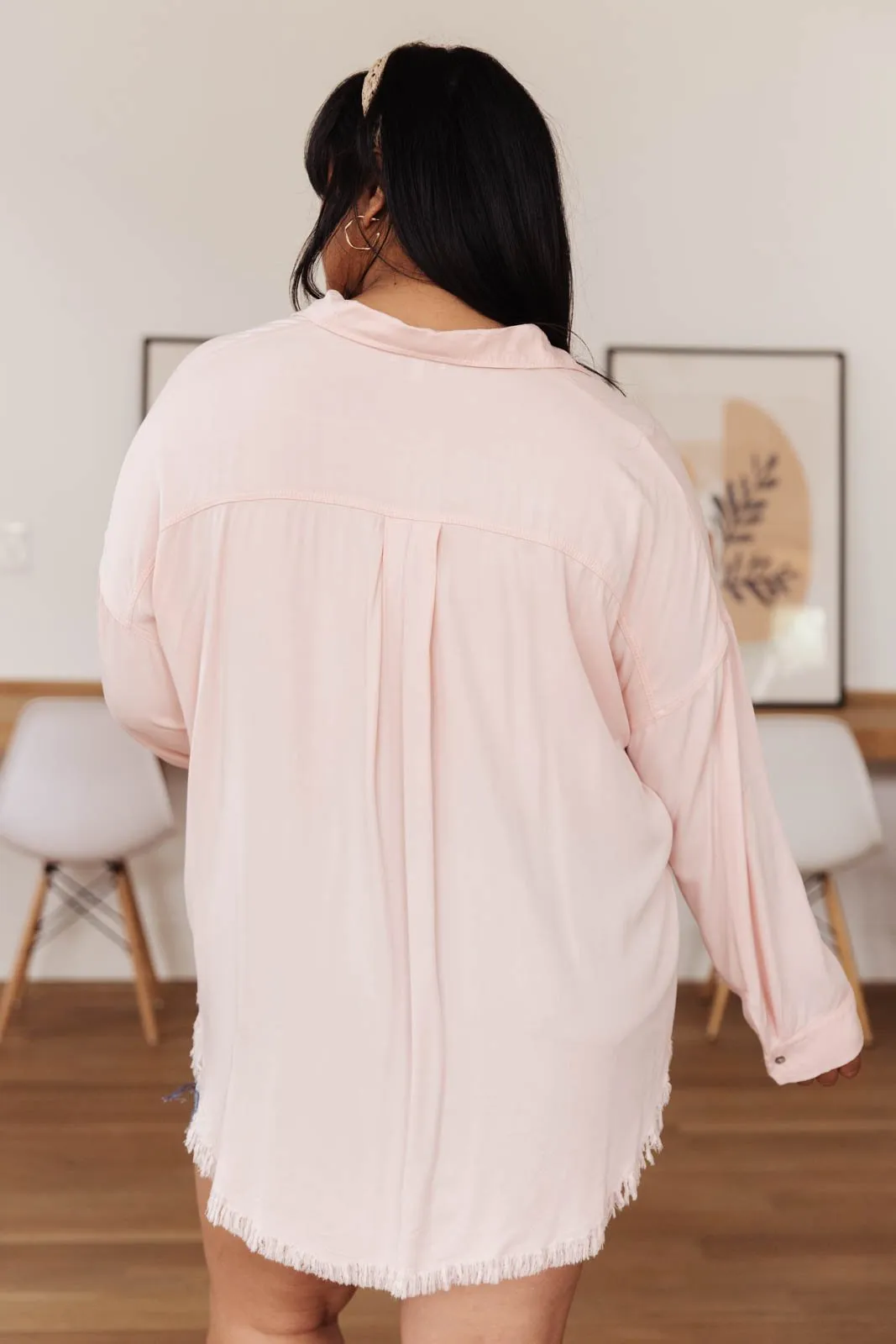 Riverside Button Up in Pink