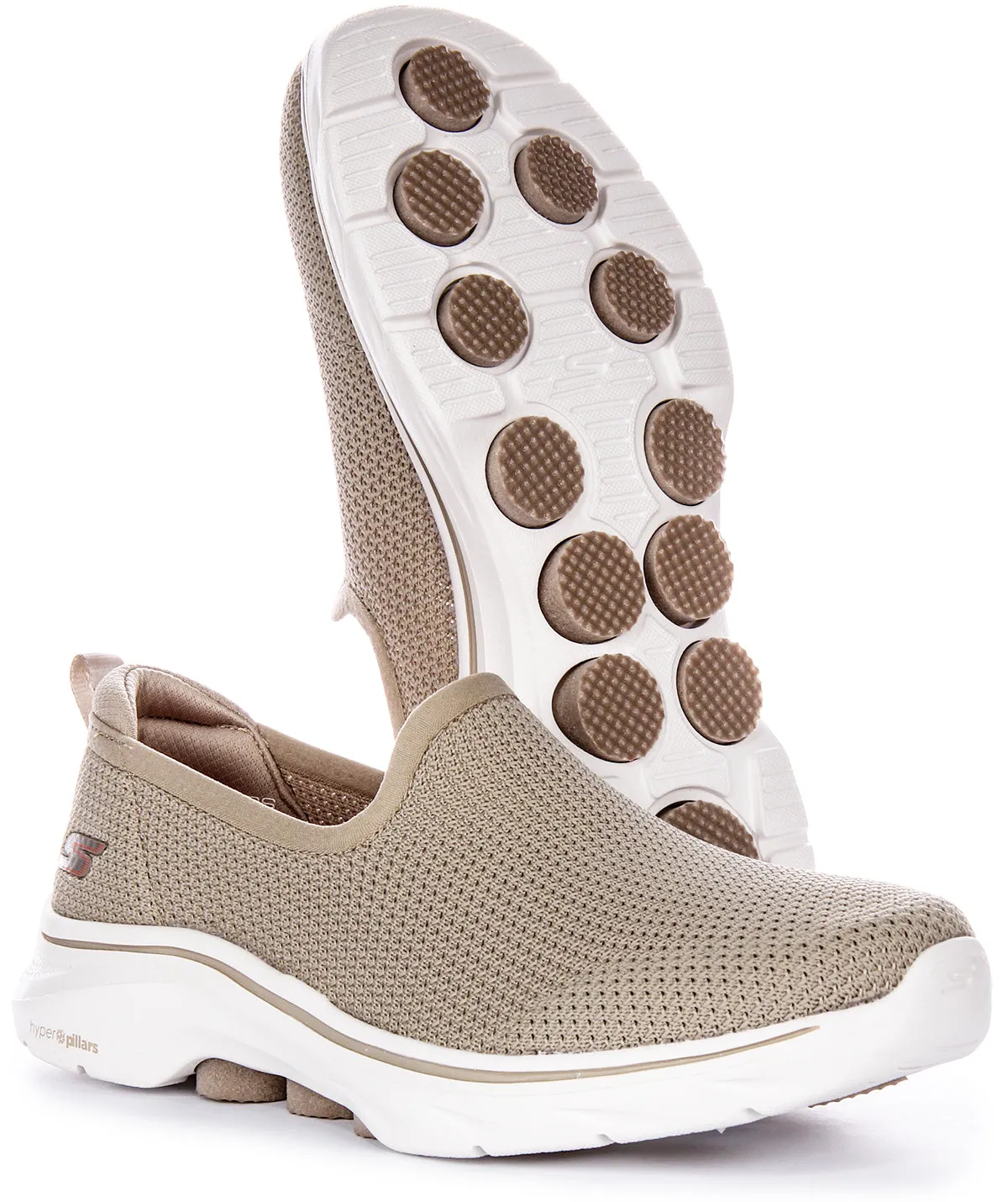 Skechers Go Walk 7 Ivy In Taupe For Women