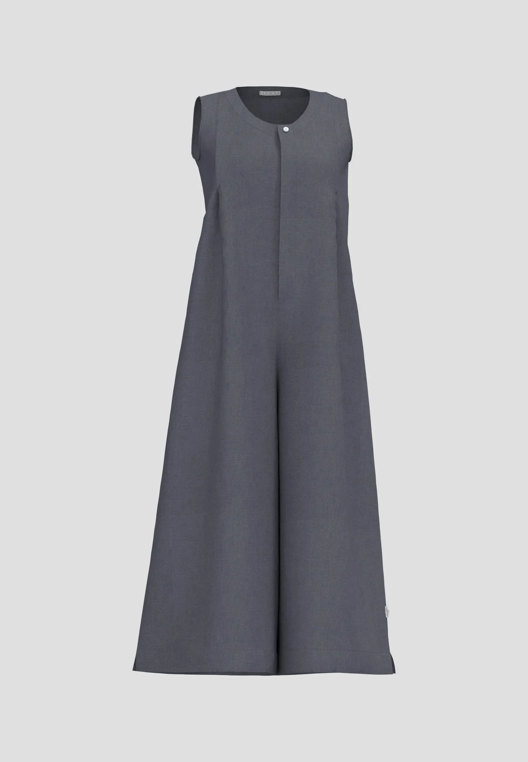SOLARA – Wide-Leg Linen Jumpsuit
