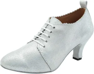 SWDZM Women Latin Dance Shoes Closed Toe Lace-up Ballroom Salsa Tango Teacher Practice Performance Dance Shoes,Model-KU-JT