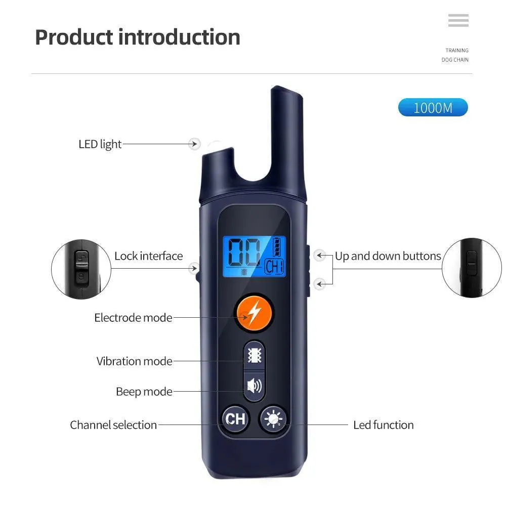 Waterproof Dog Training Collar: Advanced Control & Long Range