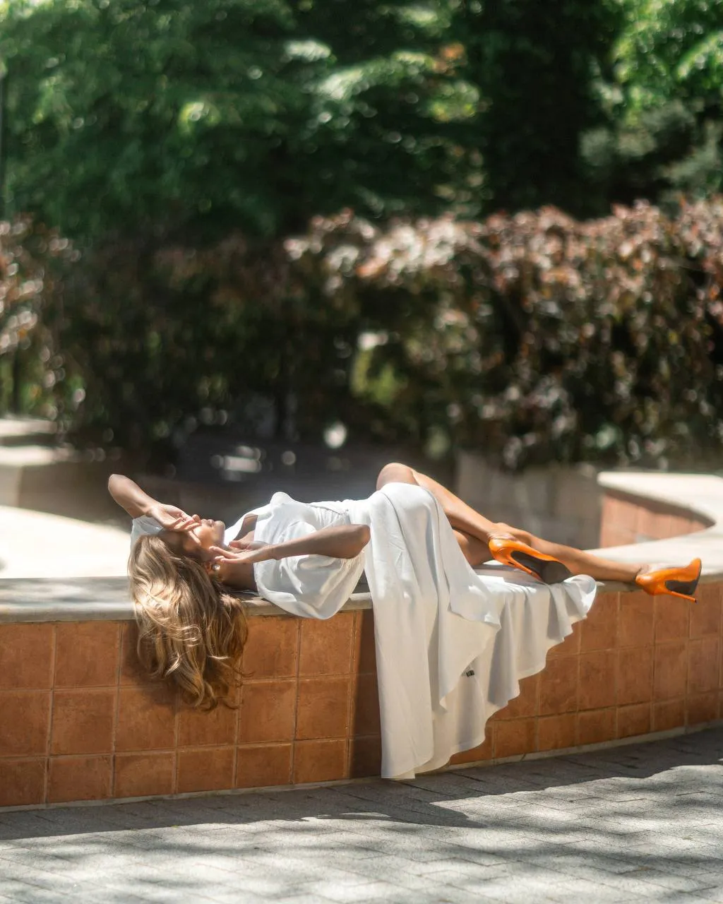 White linen dress “Arija”