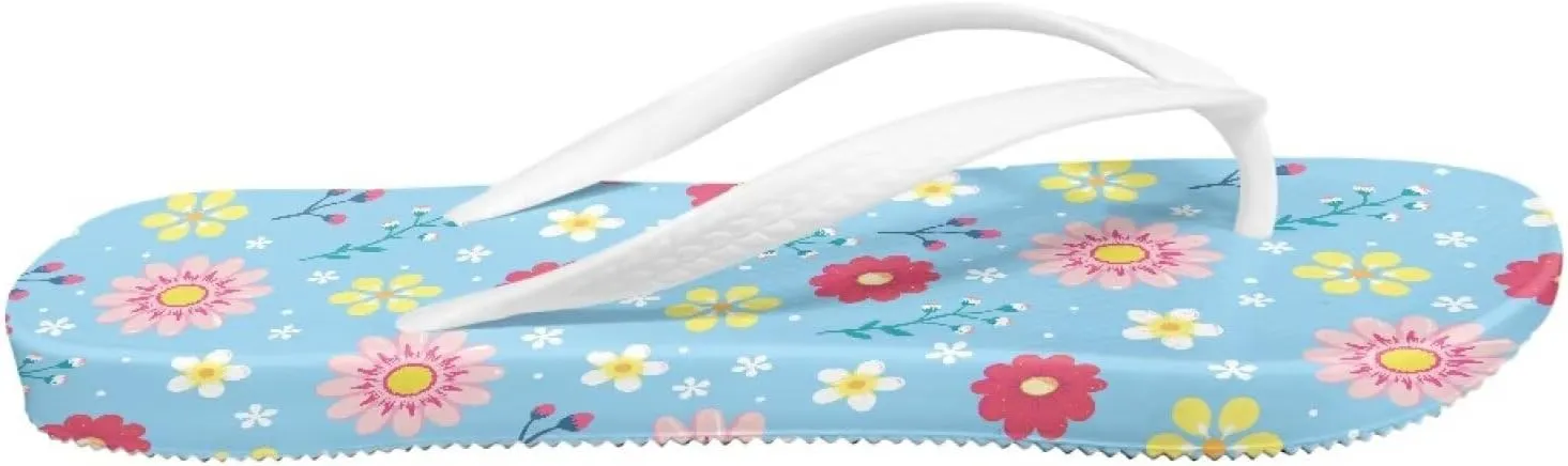 Womens Lightweight Arch Support Flip Flops House Cushioned Slides Summer Slip On Pillow Slippers for Pool Beach Size 5.5-9.5 White Sole