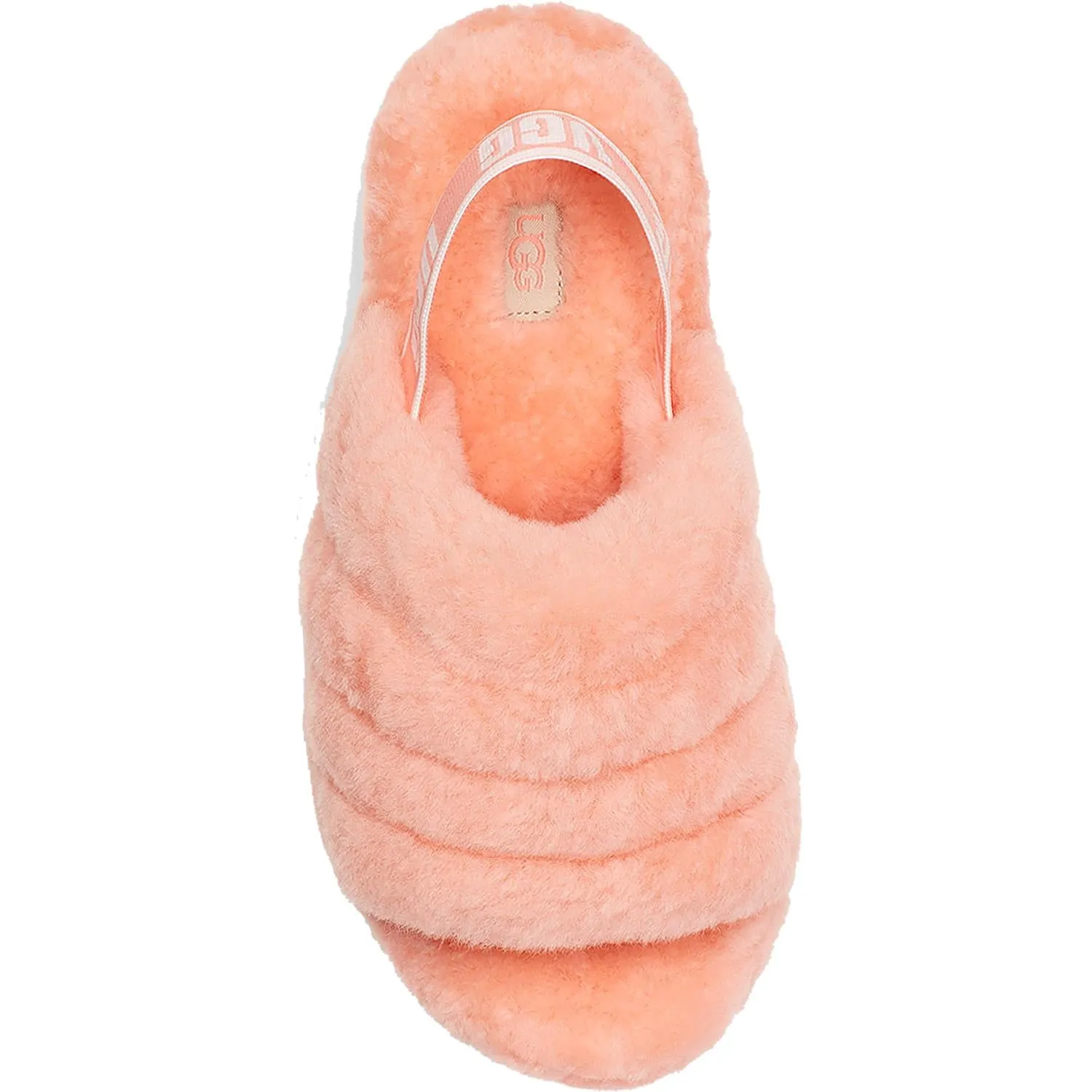 Women's UGG Fluff Yeah Slide Beverly Pink Sheepskin