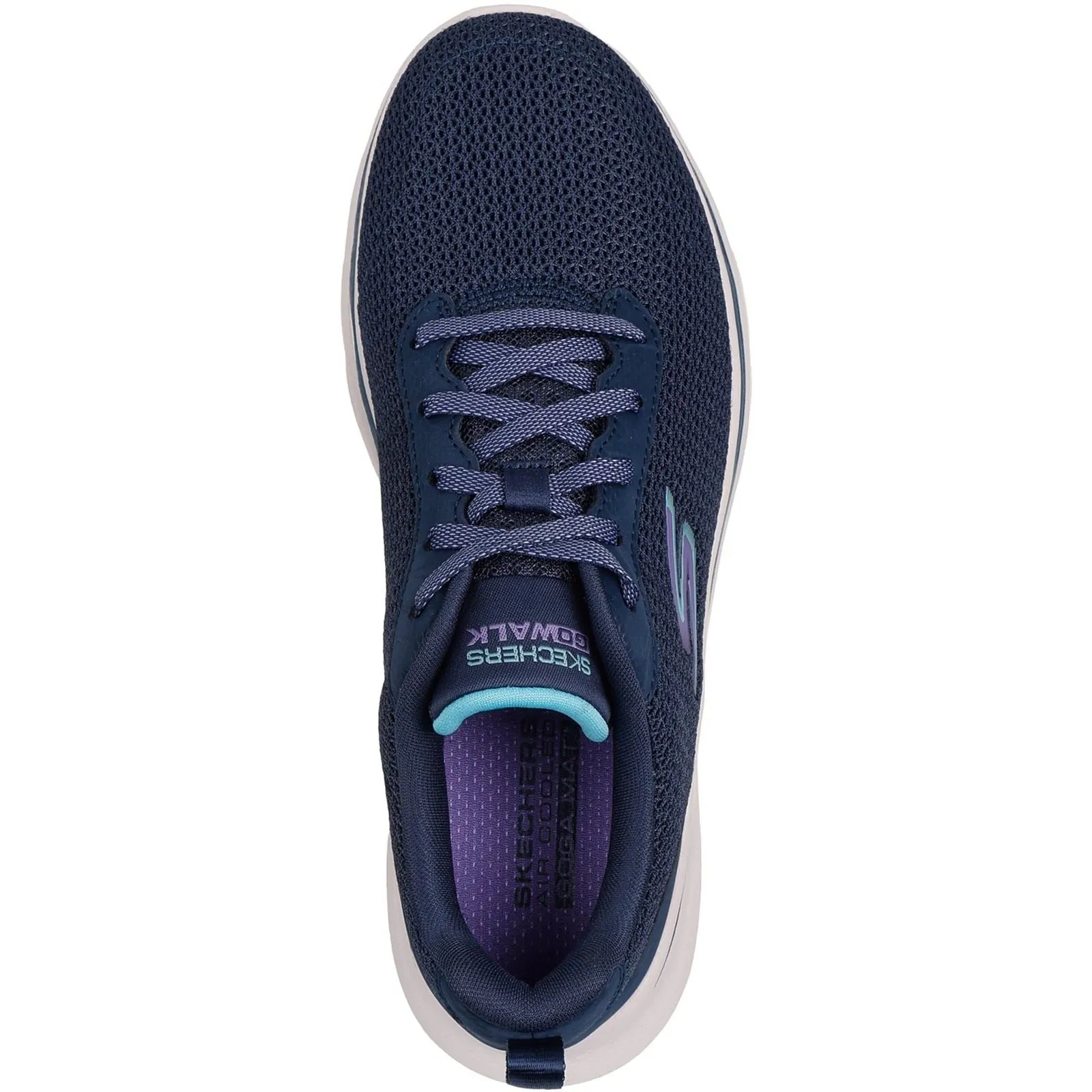 Women's Wide Fit Skechers 125263 Go Walk 7 Kaylor Sneakers